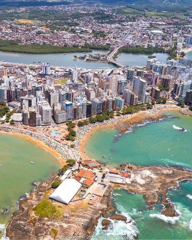 Apt Centro 50 M Mar, Wi-Fi, Completo, Local Top Guarapari Exterior foto
